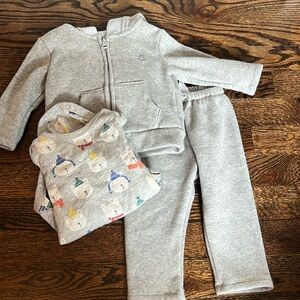 Baby Gap 3 piece Sweatsuit set
